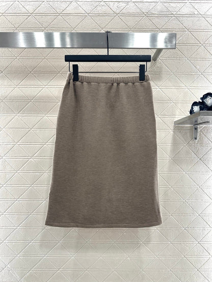 25fw new hooded zipper jacket with short skirt suit