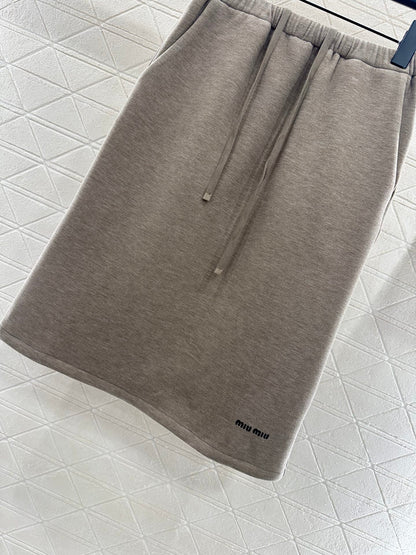 25fw new hooded zipper jacket with short skirt suit