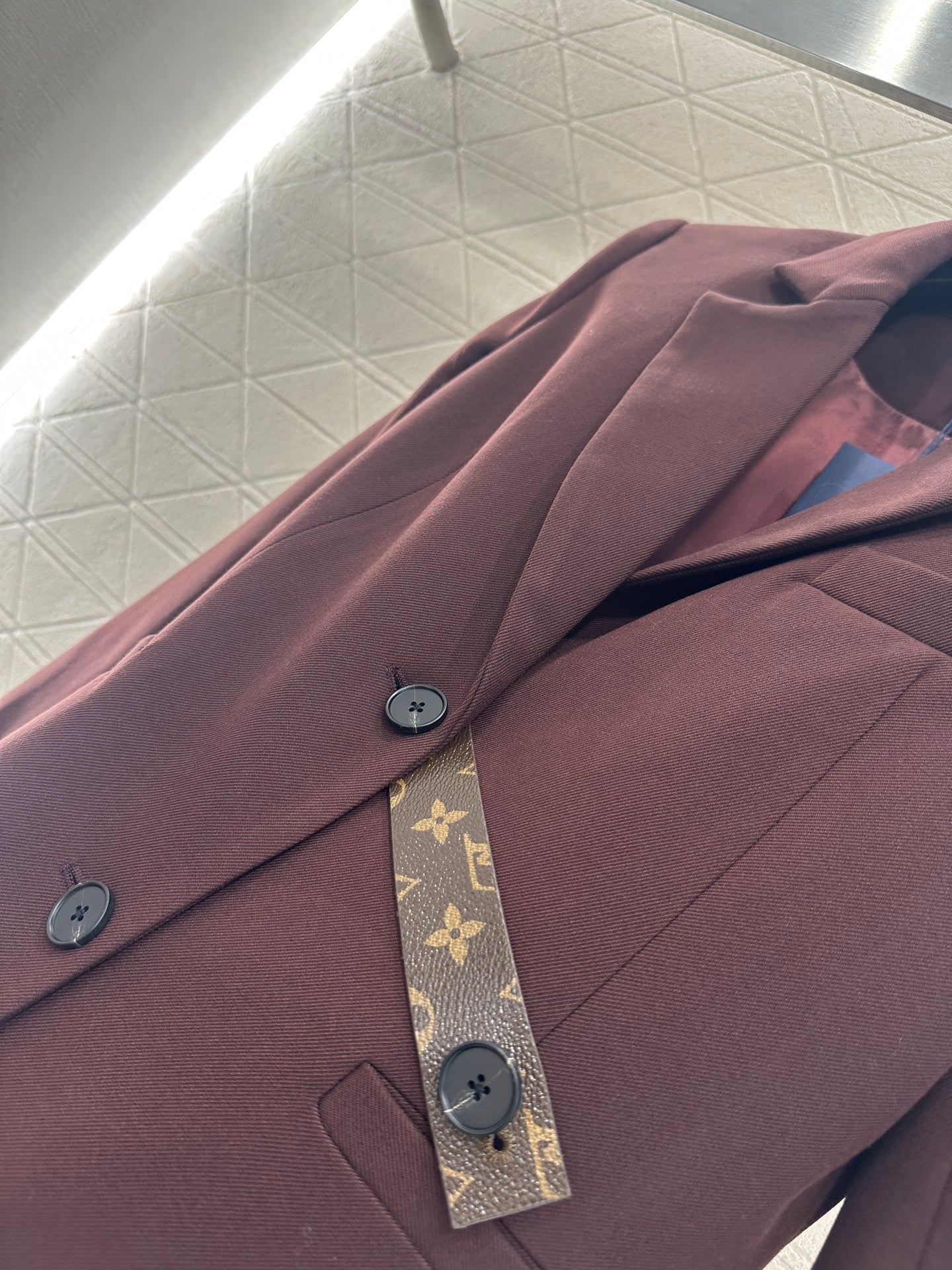 25fw new button lapel belt suit jacket