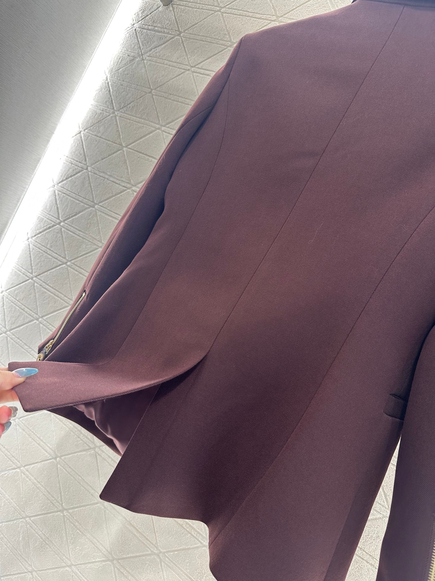 25fw new button lapel belt suit jacket