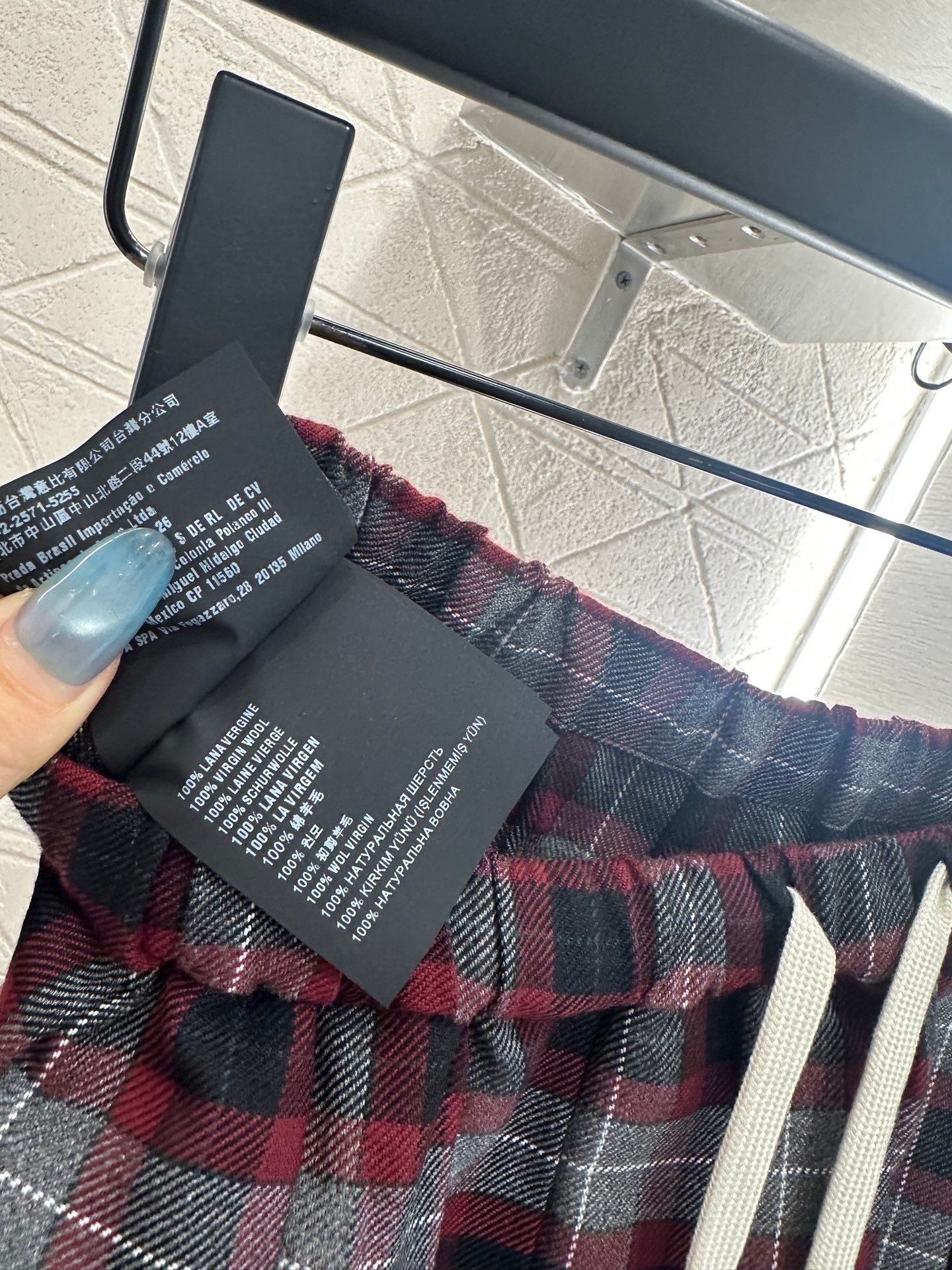 25fw new plaid shirt pleated skirt suit