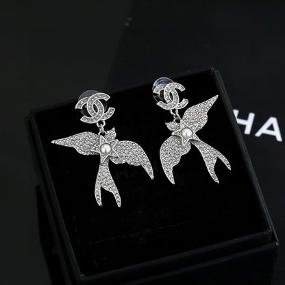 New Swallow Double C Earrings