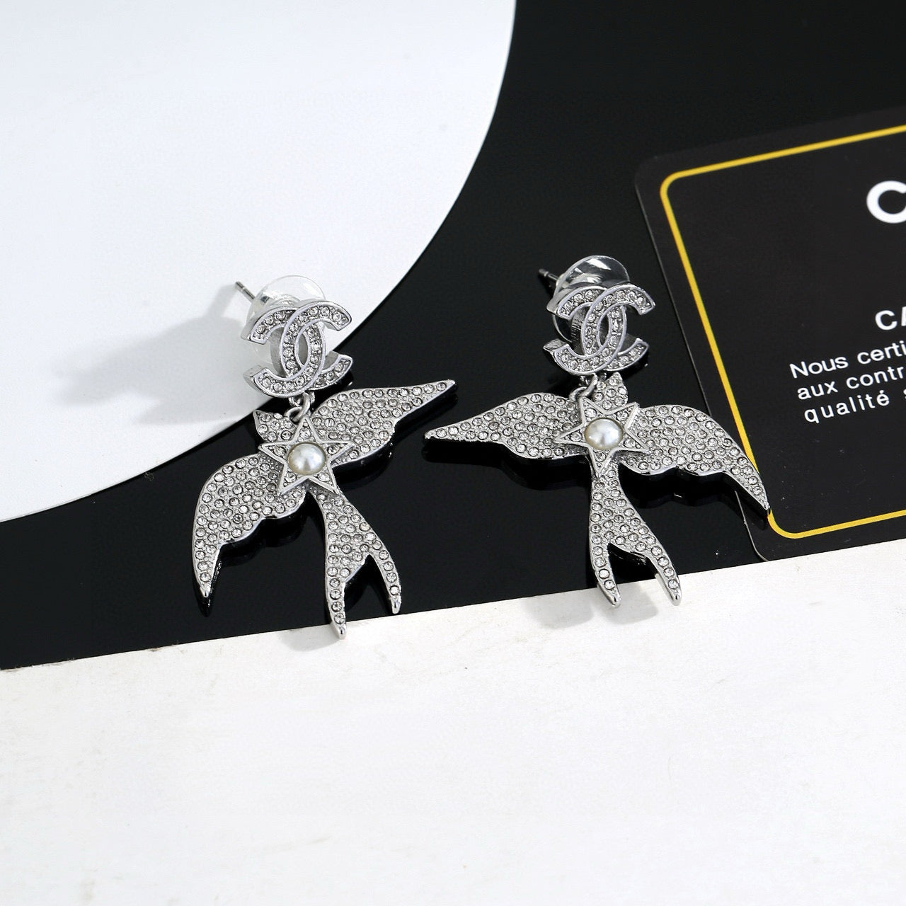 New Swallow Double C Earrings