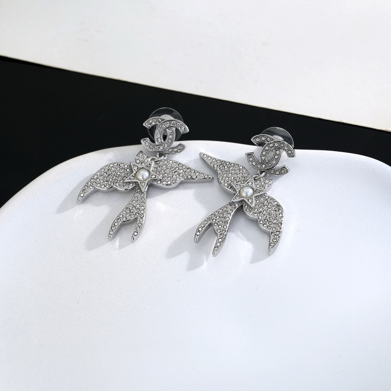 New Swallow Double C Earrings