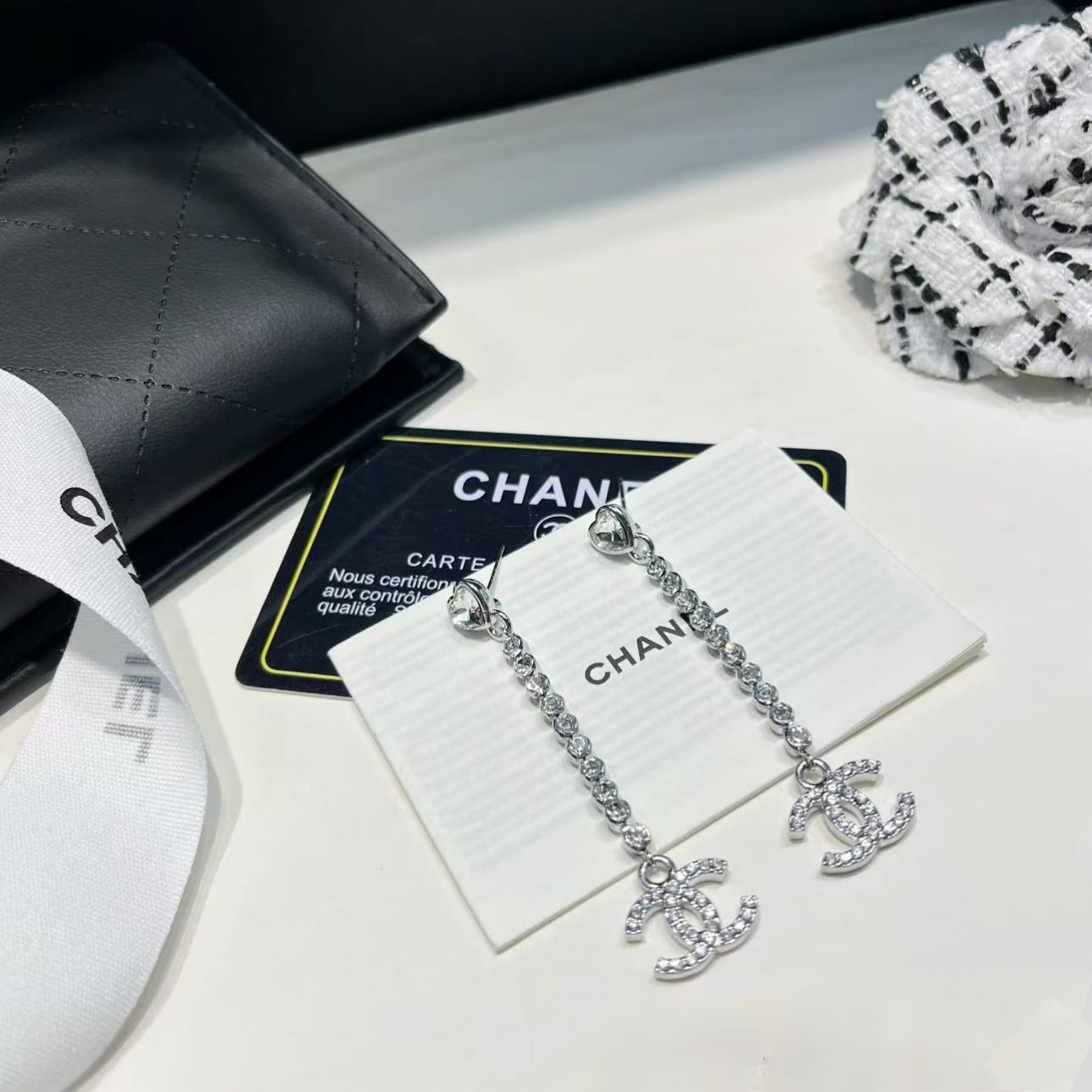 New Tassel Heart Letter Earrings