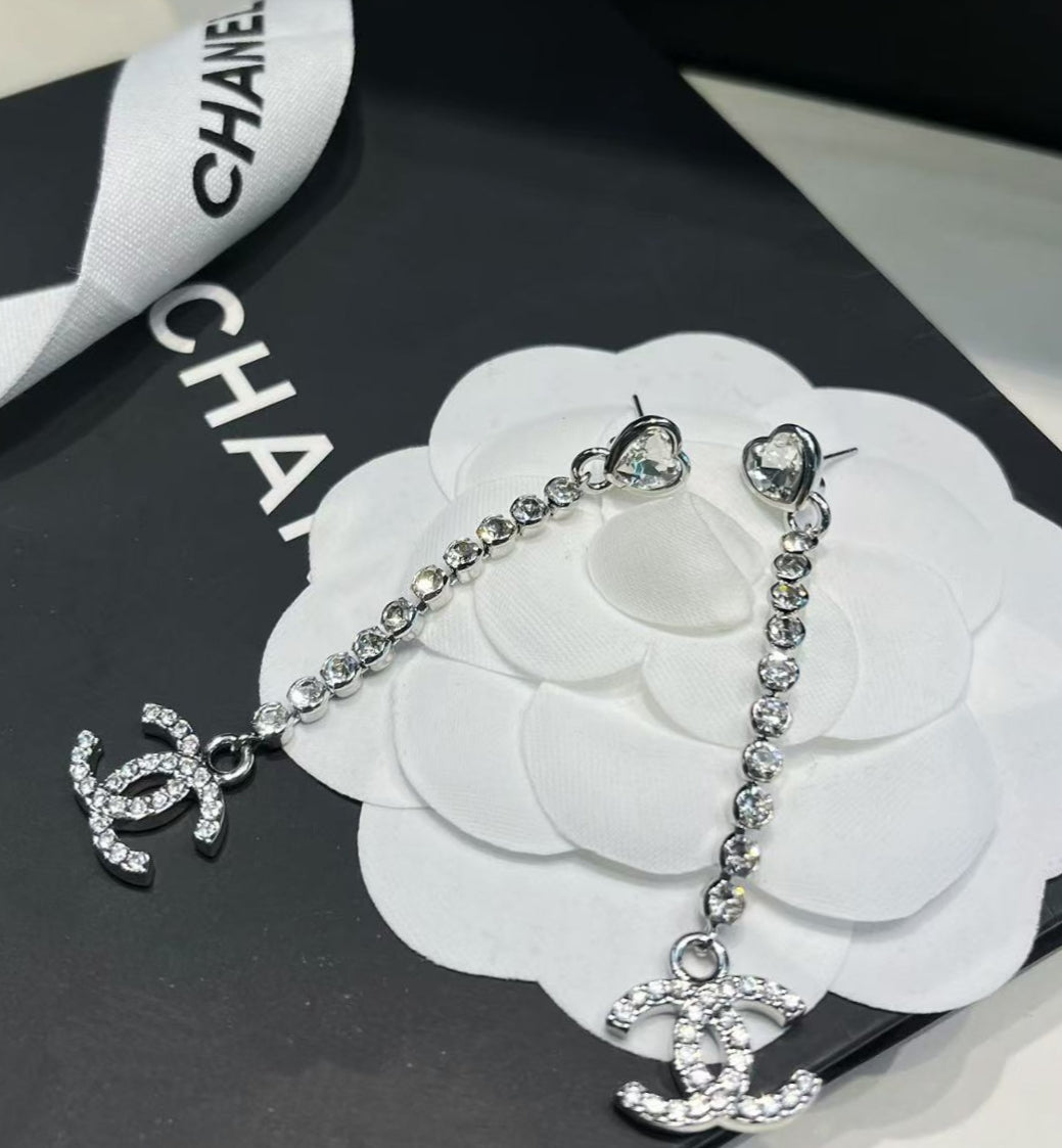 New Tassel Heart Letter Earrings