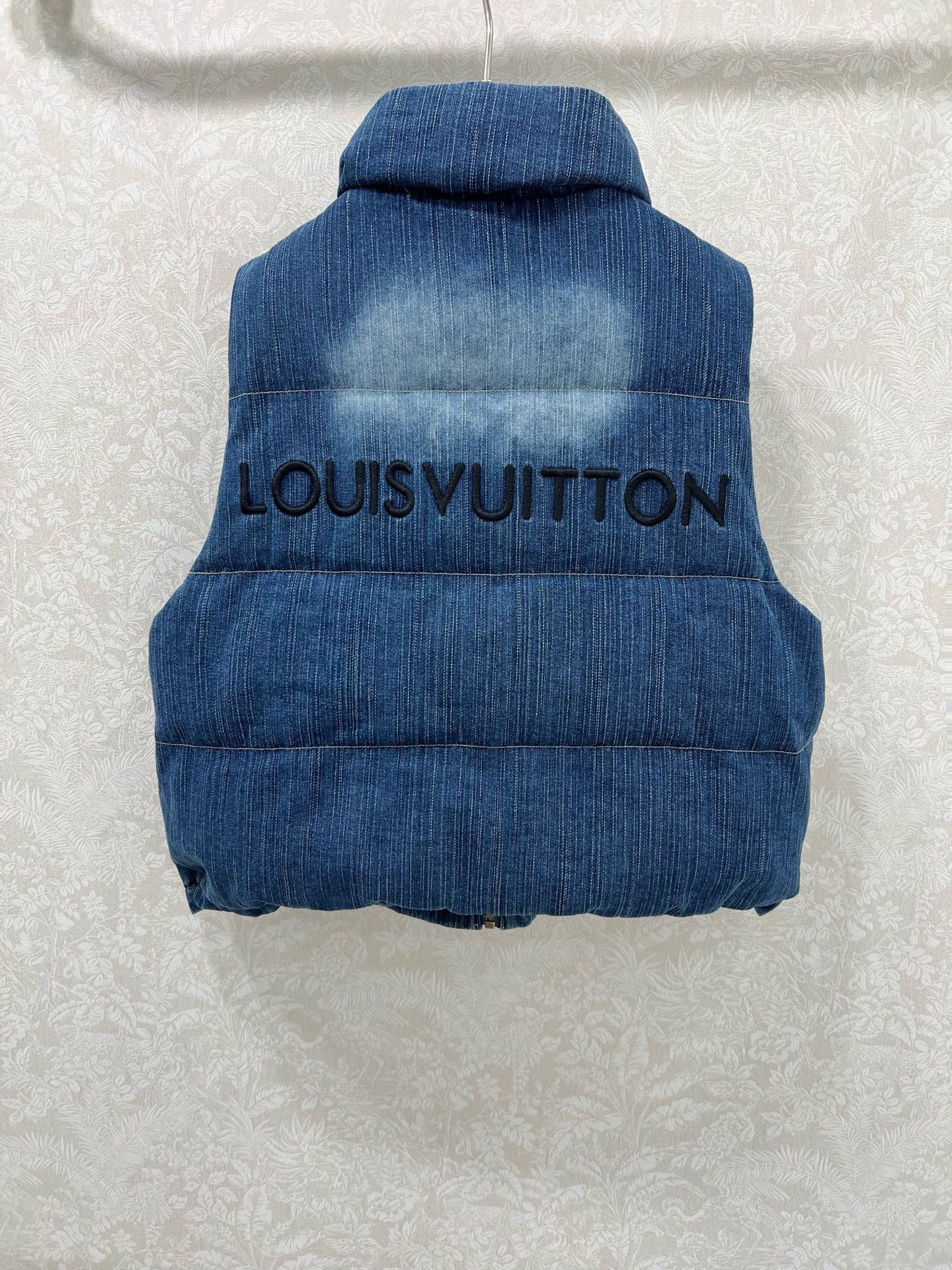 New denim down vest