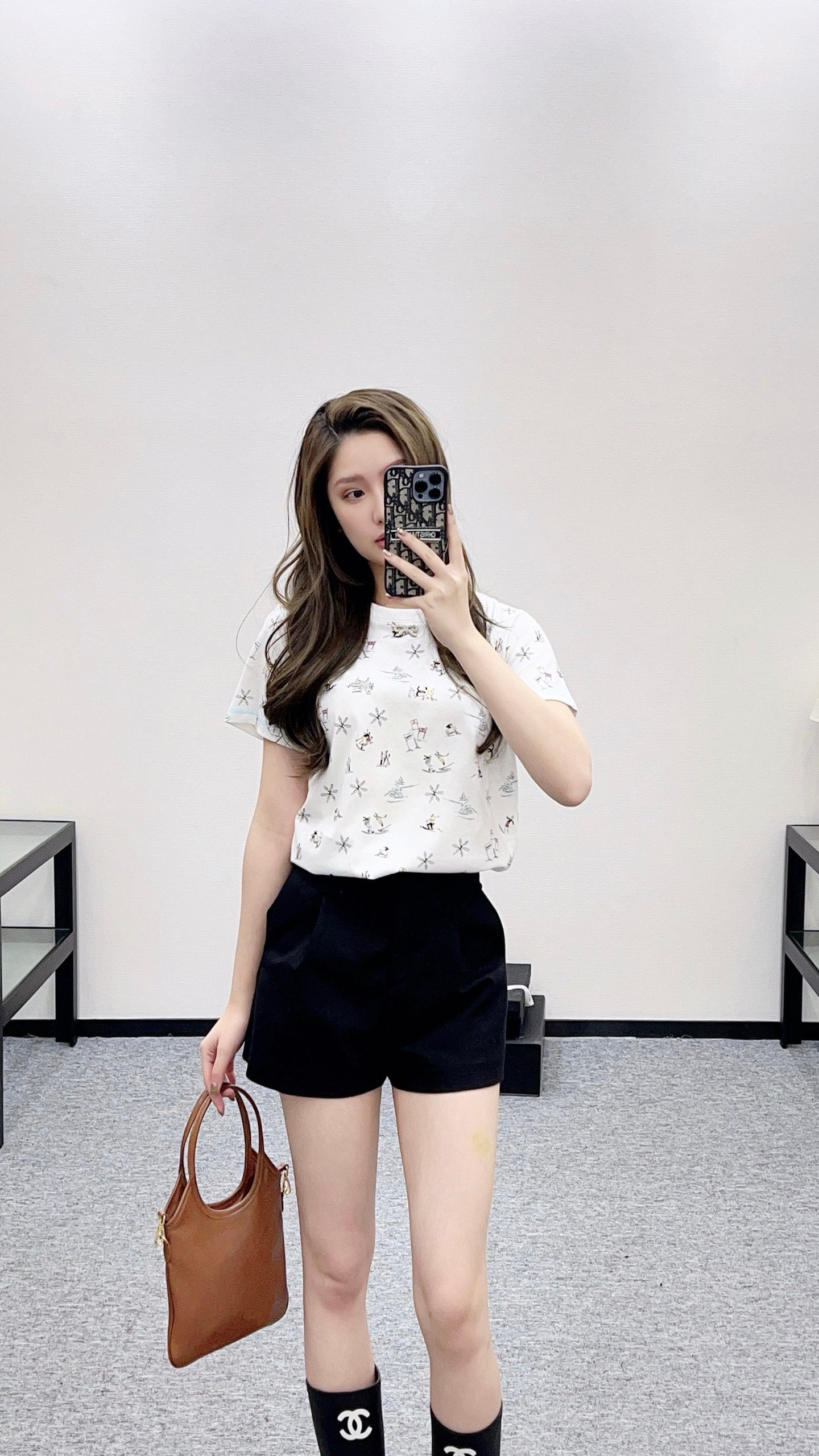 Round Neck Printed Short Sleeve Skiing 🎿 Series