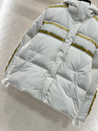 Stand collar five-pointed star down jacket