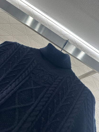 High neck sweater skiing series