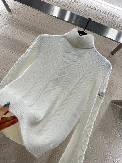 High neck sweater skiing series