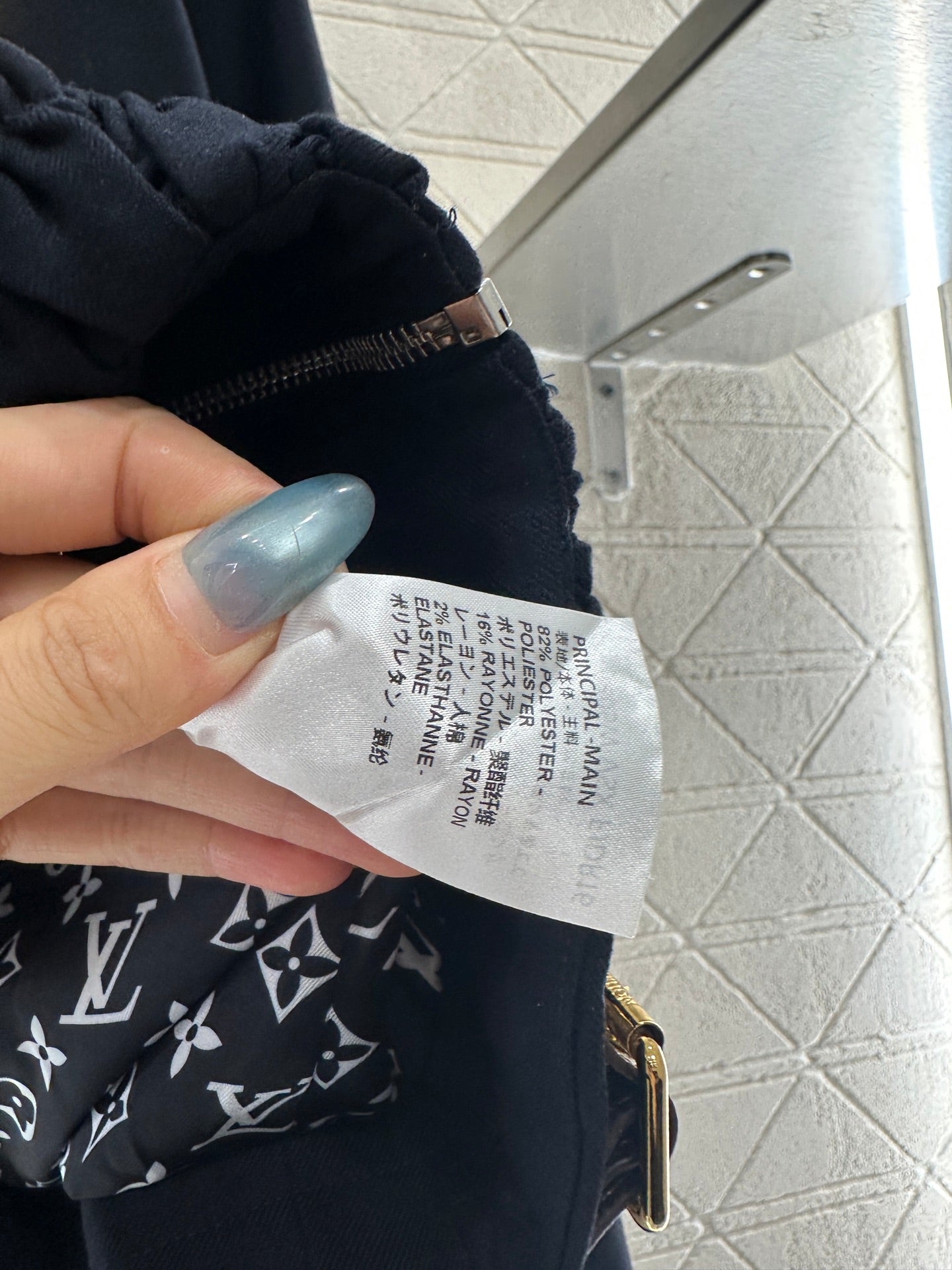 Zipper leather buckle jacket, jacket, pants set