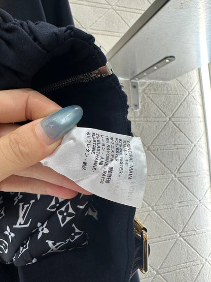 Zipper leather buckle jacket, jacket, pants set