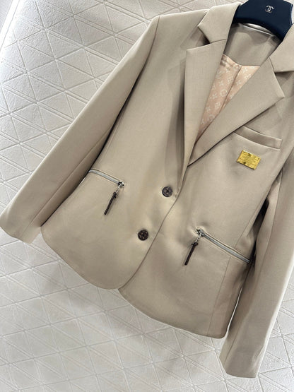 Collar suit jacket