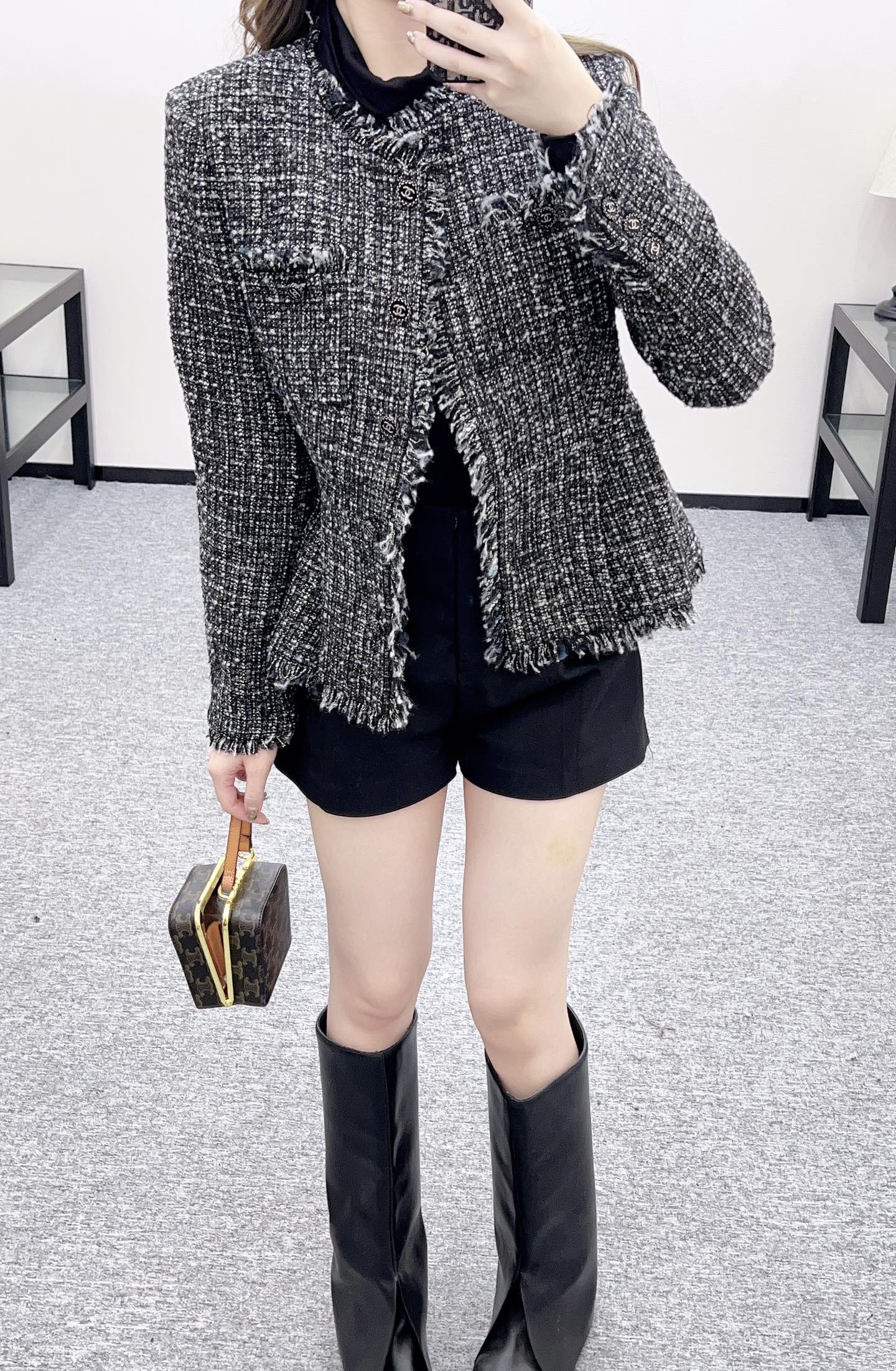 Tassel wool jacket