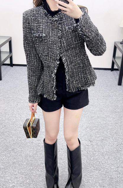 Tassel wool jacket