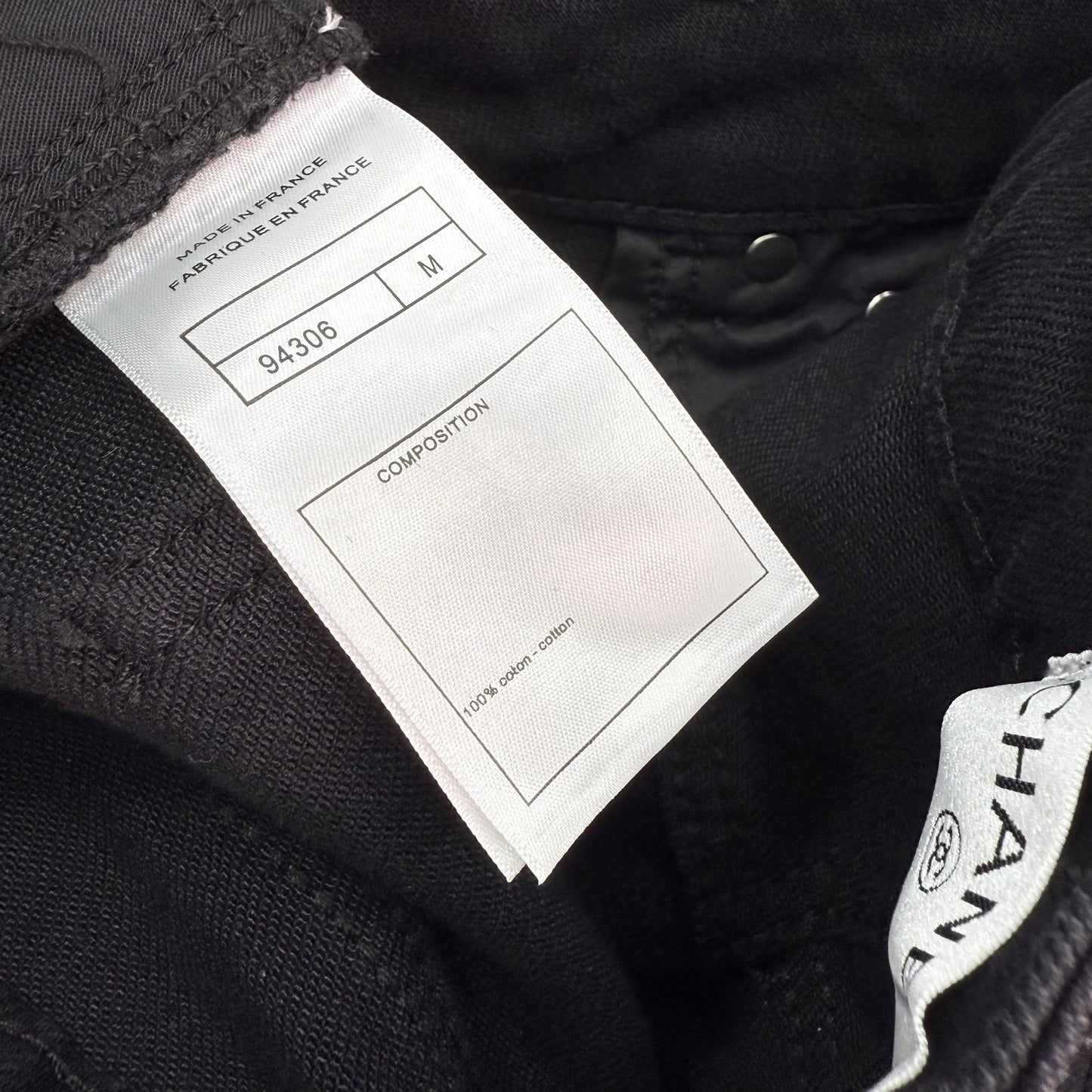 New style straight leg jeans with gold buttons