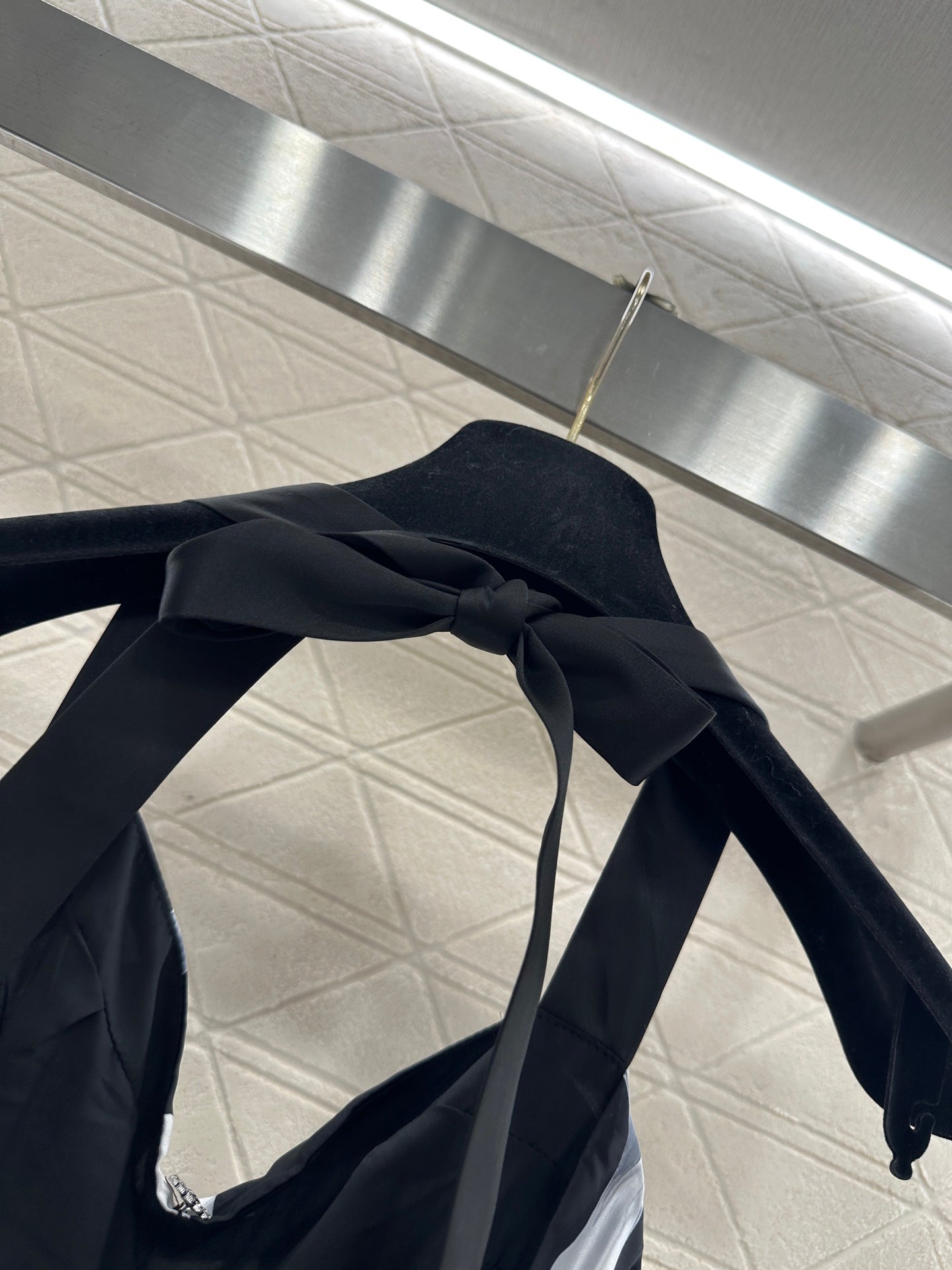 Floral print halter neck dress