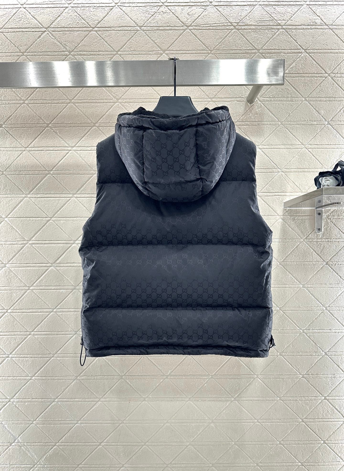 Hooded Reversible Down Vest