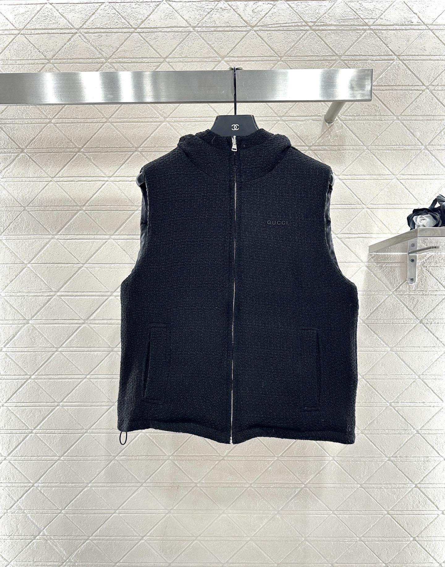 Hooded Reversible Down Vest