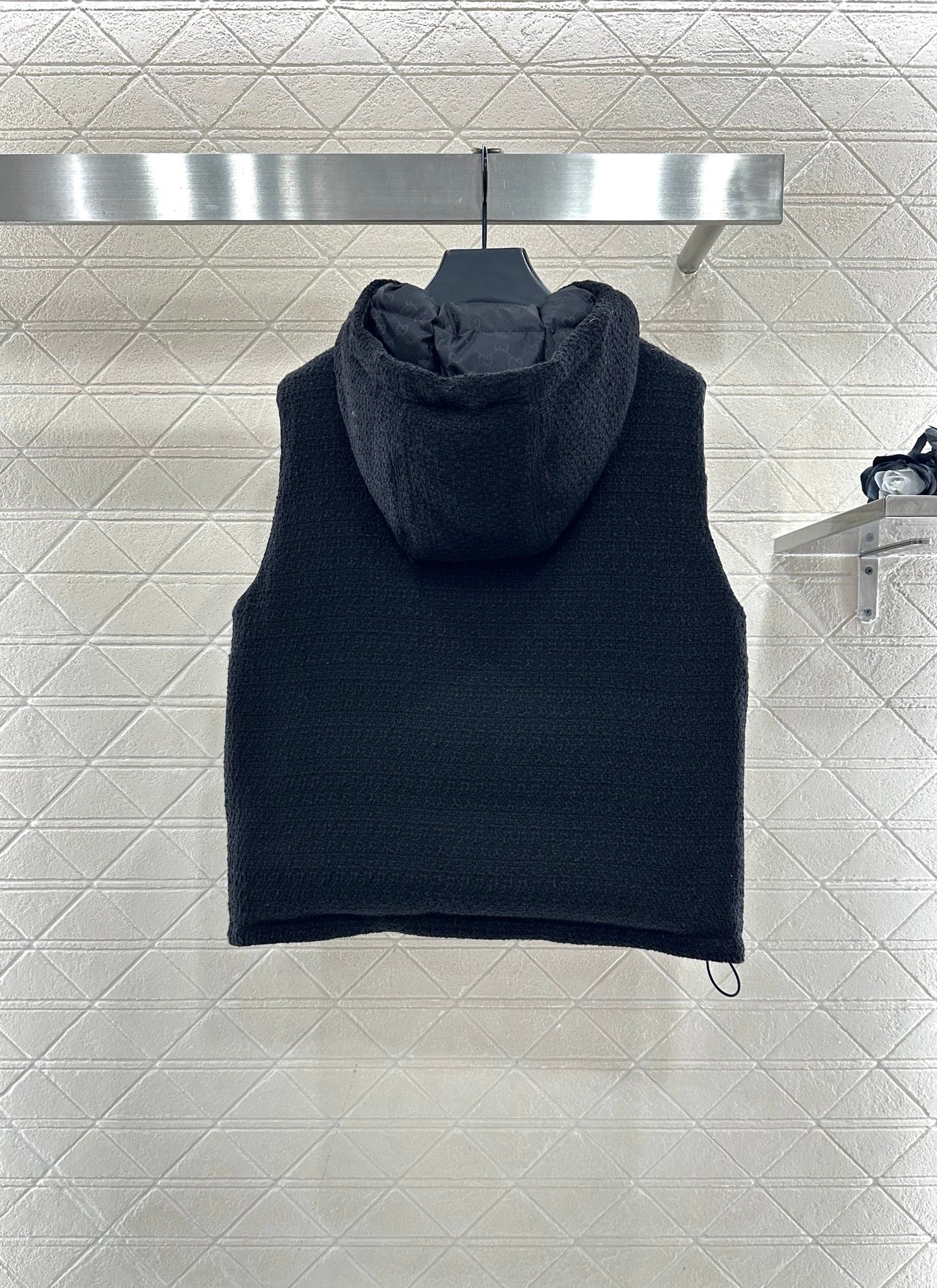 Hooded Reversible Down Vest