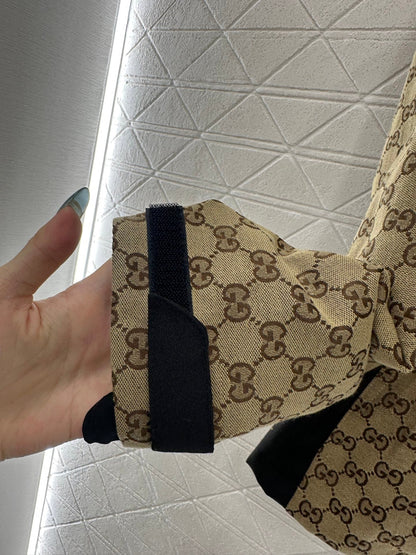 Hooded belted jacquard cotton coat