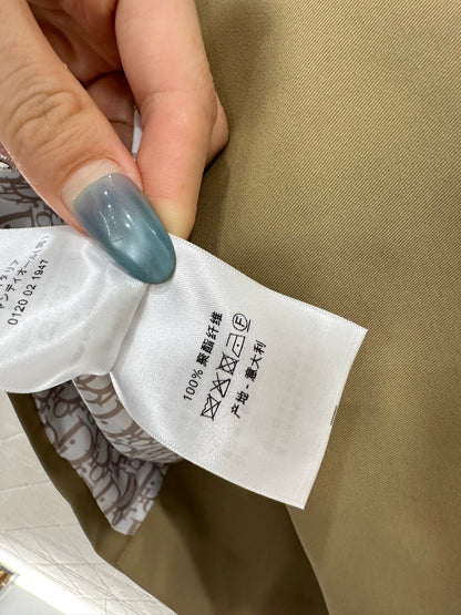 Belted mid-length trench coat