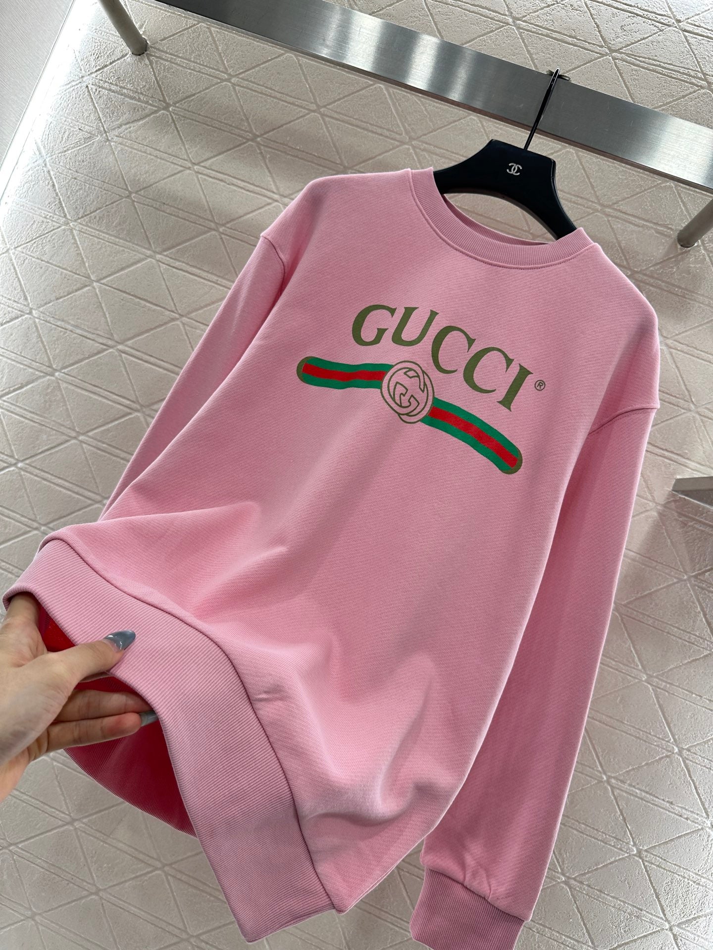 Letter Crew Neck Sweatshirt