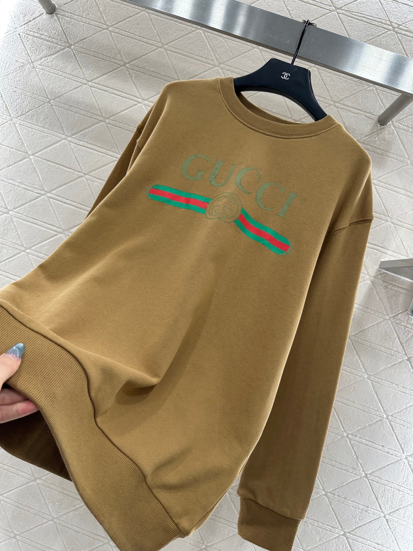 Letter Crew Neck Sweatshirt