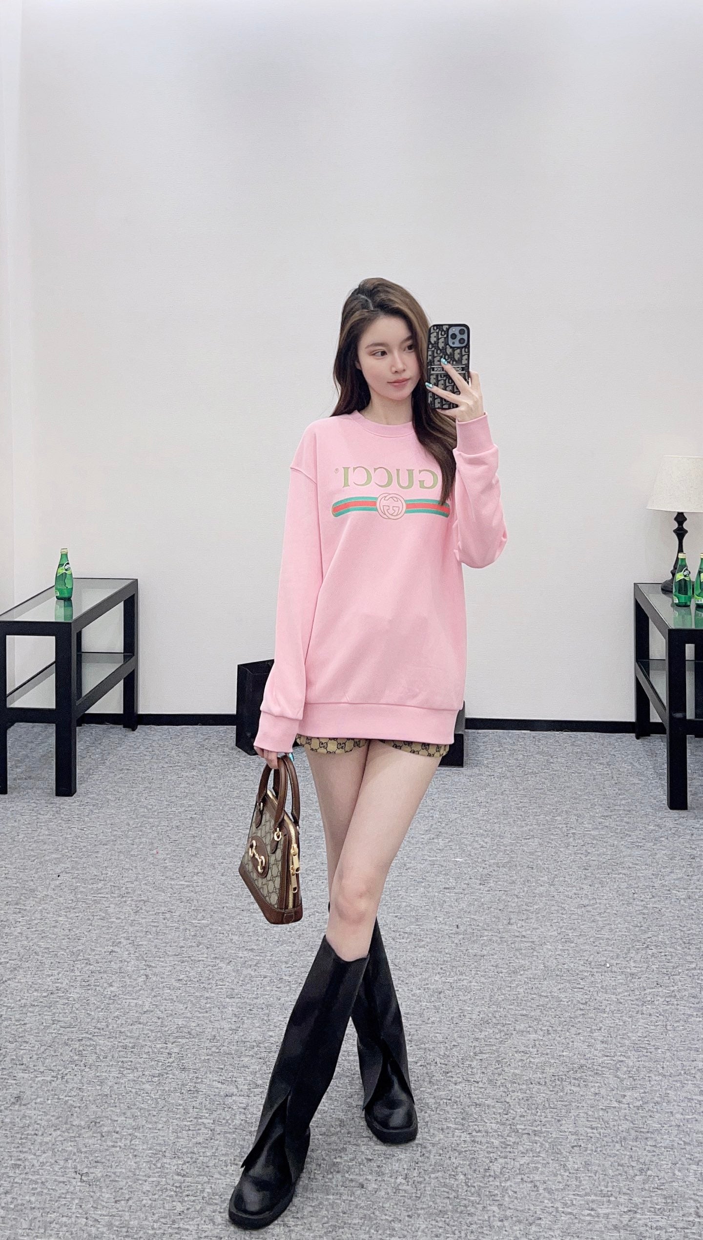 Letter Crew Neck Sweatshirt