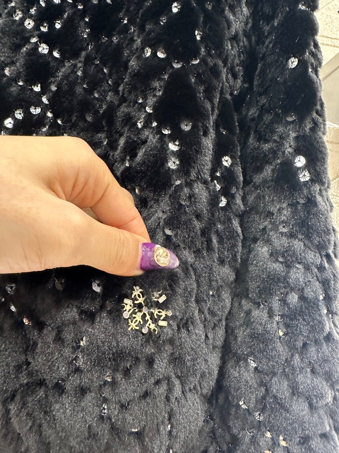 Short fur-lined jacket with lapel (skiing style🎿)