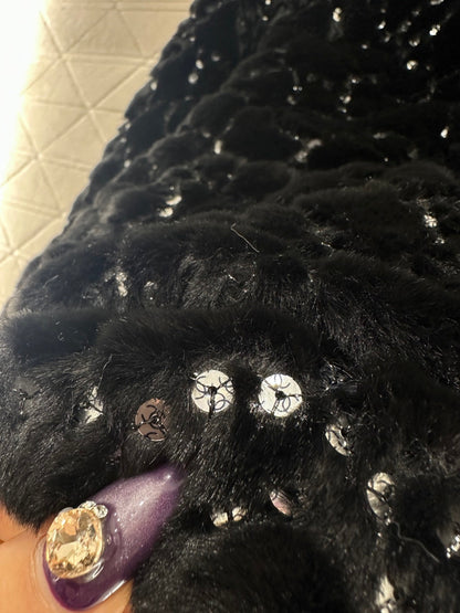 Short fur-lined jacket with lapel (skiing style🎿)