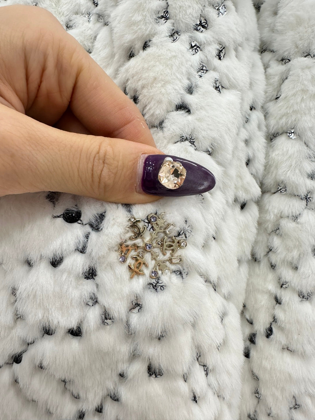 Short fur-lined jacket with lapel (skiing style🎿)