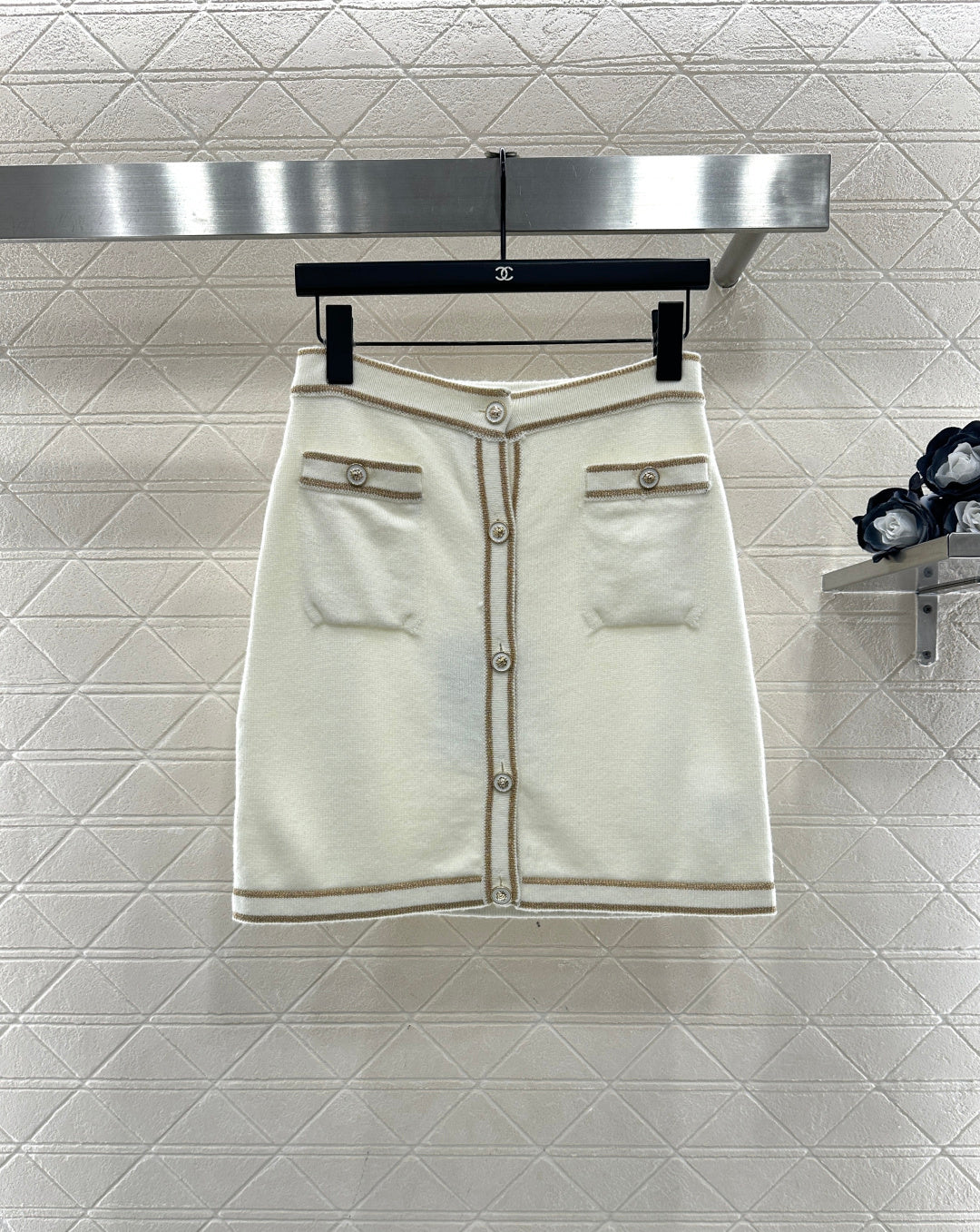 Knitted cashmere skirts