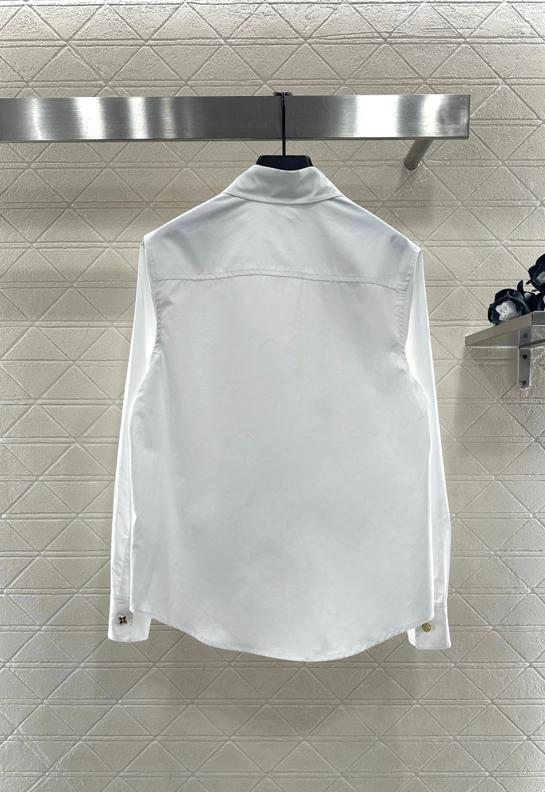 Collared button-down shirt