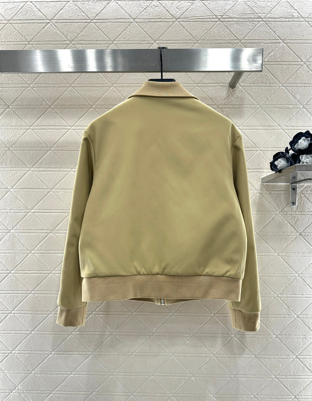 cotton-padded jacket and skirt set