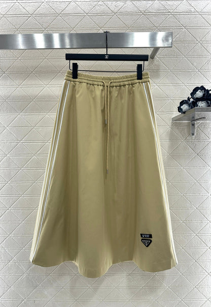 cotton-padded jacket and skirt set