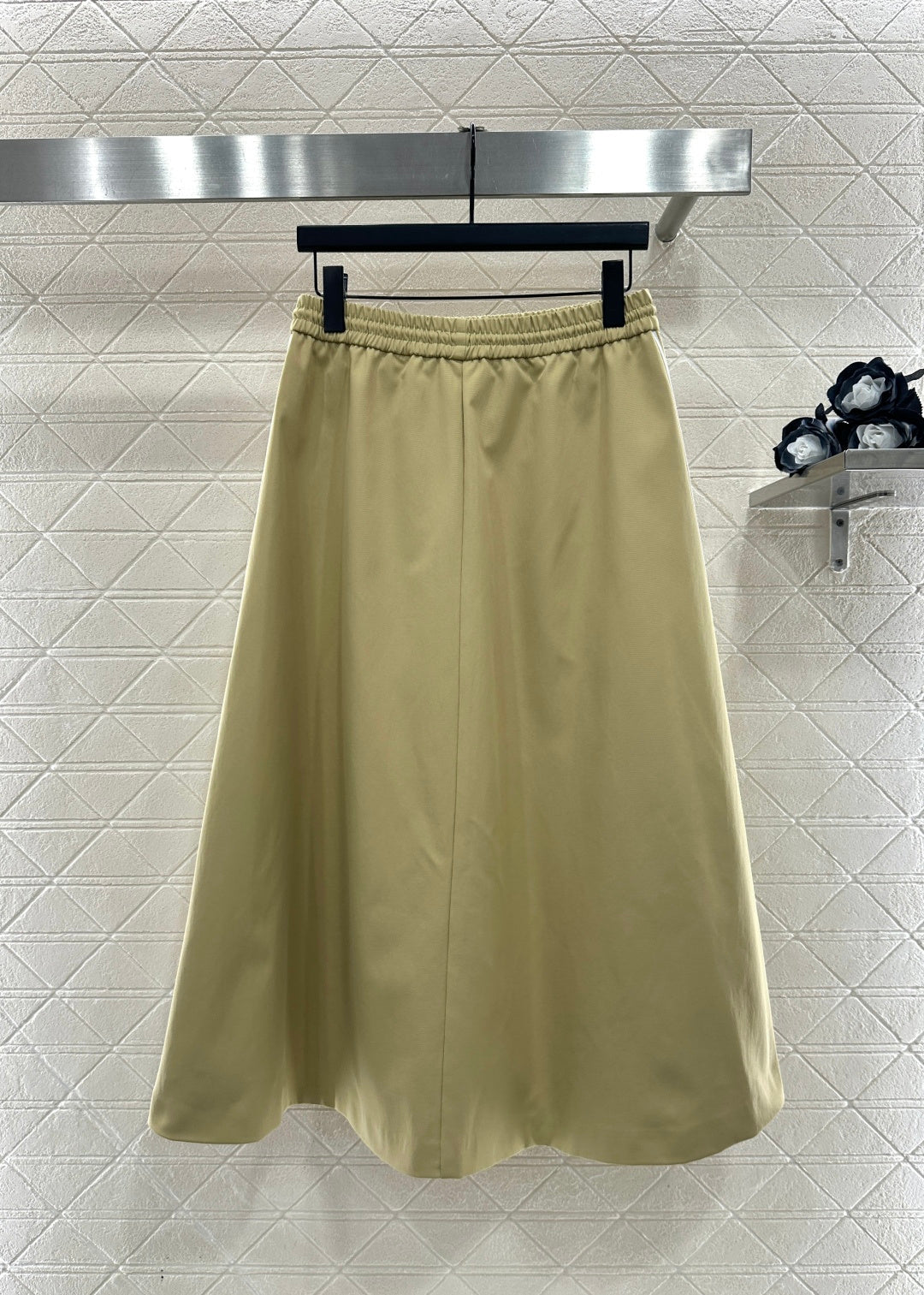 cotton-padded jacket and skirt set