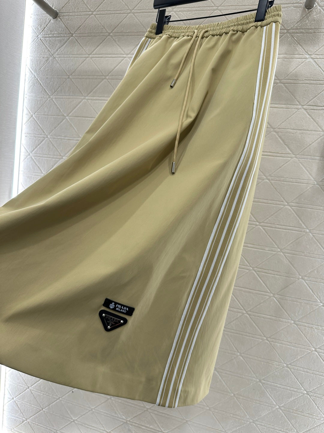 cotton-padded jacket and skirt set