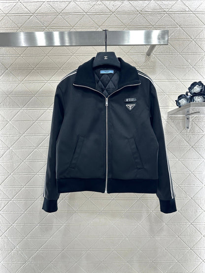 cotton-padded jacket and skirt set