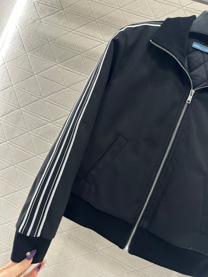 cotton-padded jacket and skirt set