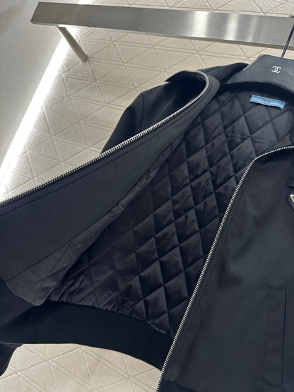 cotton-padded jacket and skirt set