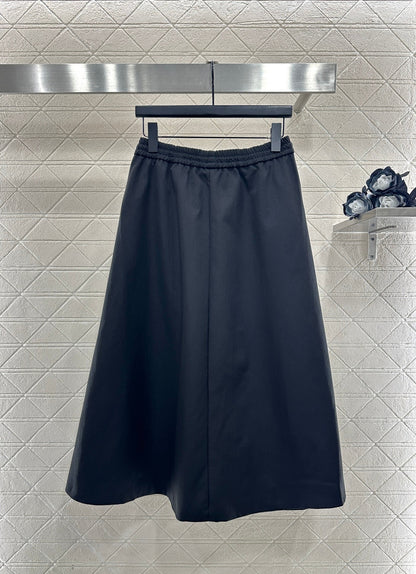 cotton-padded jacket and skirt set