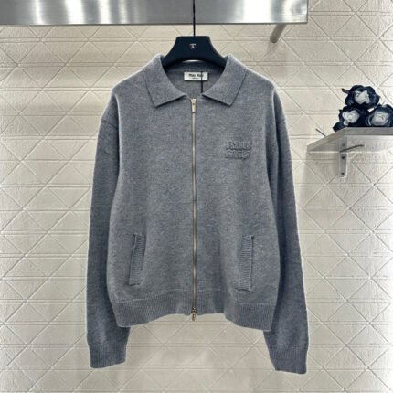 25fw Collar knit cardigan