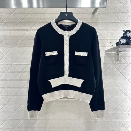 25fw Color blocking pocket sweater