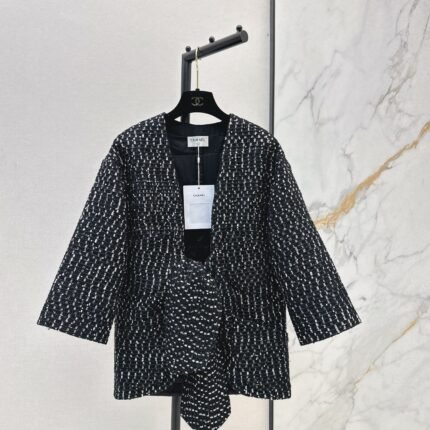 Wind glitter woven strap decorative jacket