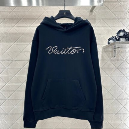 Beaded Sequin Letter Sweatshirt
