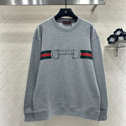 Embroidered Letter Logo Sweatshirt