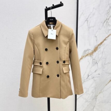 25fw Classic Lapel Double-Breasted Blazer