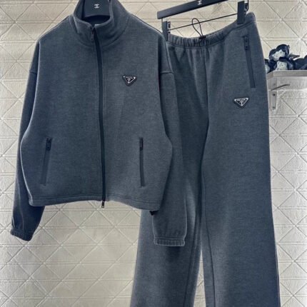 Stand-up collar casual suit